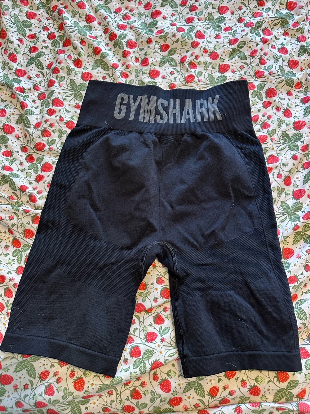 Gymshark Black High-Waist Seamless Bike Shorts